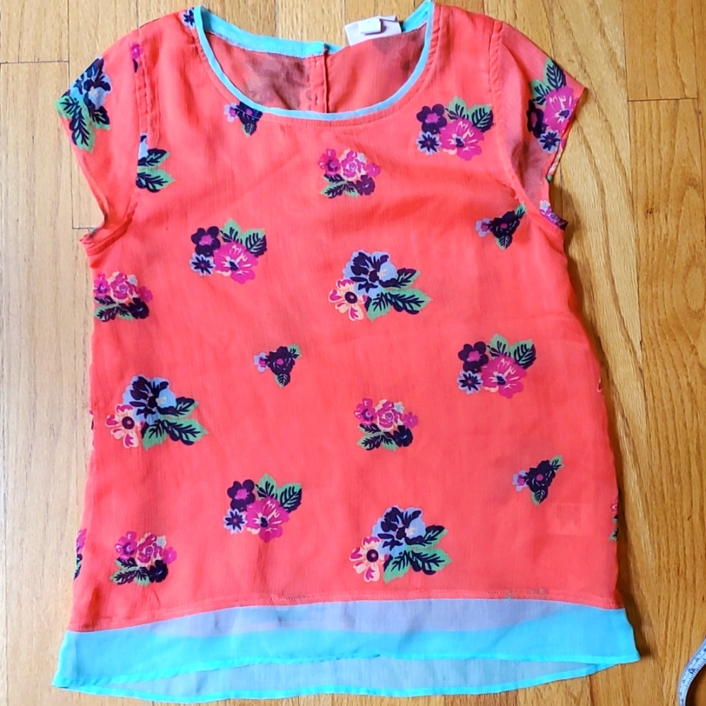 Red Camel chiffon girls blouse